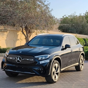 Mercedes GLC300 2024 Black – Luxury Car Rental Dubai